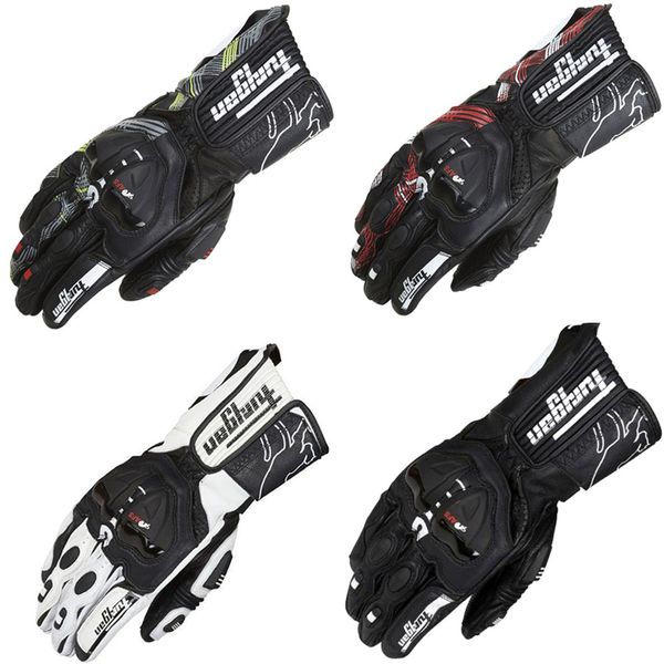 

furygan afs 10 gloves made of carbon fiber leather motorcycle gloves, Black