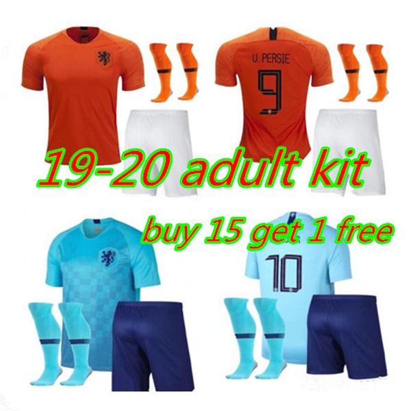 

2018 2019 new maillot de football nÃ©erlandais, maillot de foot 1819, domicile 1819 orange pays-bas holland robben sneijder v.persie maillo, Black