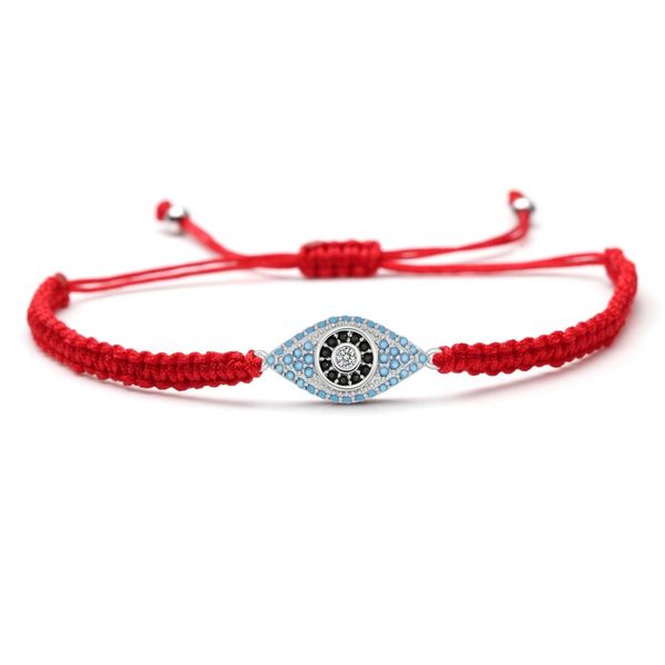 

shiny cz crystal greek evil eye charn macrame bracelet women men sparkly zircon stone egypt eye black red thread braided jewelry, Golden;silver