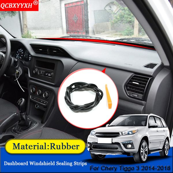 

car-styling anti-noise soundproof dustproof car dashboard windshield sealing strips auto accessories for chery tiggo 3 2014-2018