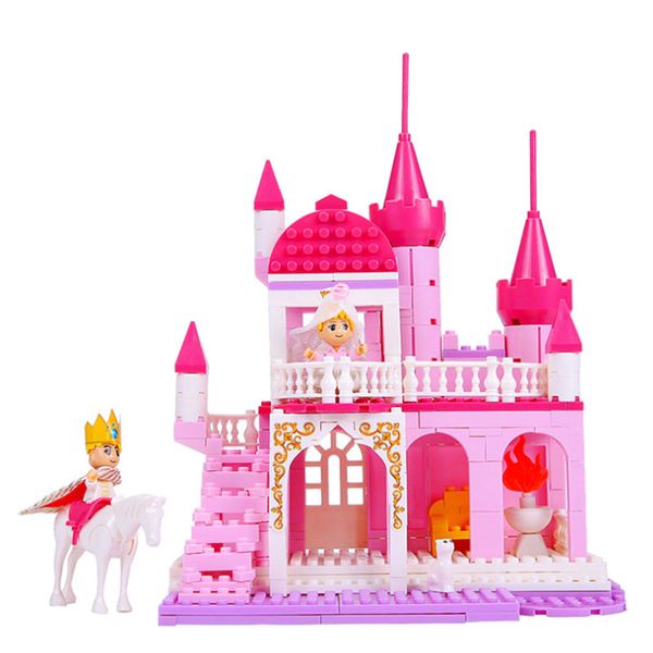 

princess castle city set model building block kid diy children's educational toys funny birthday gift
