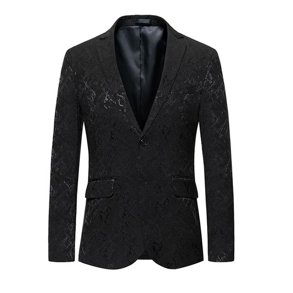 

2019 new men black suit jacket long sleeve business wedding mens dress suit fashion slim design men blazer coats, White;black