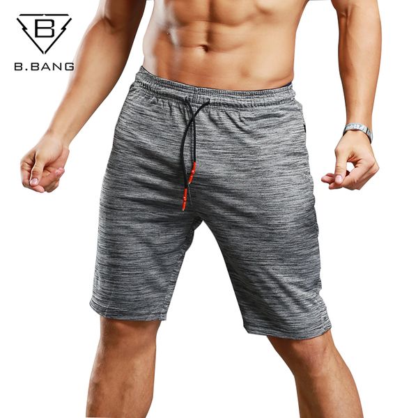 

running shorts b.bang 2021 men summer movement fitness jogging sweatpants male bodybuilding workout man crossfit short pants, Black;blue