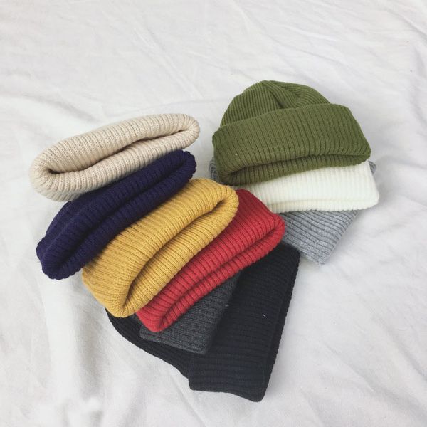 

knit hat осенью и зимой диких пара шерсти hat сплошной цвет теплый пуловер cap мужчина женщина earmuffs, Blue;gray