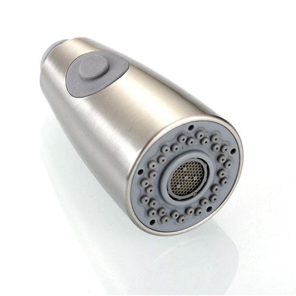 

многофункциональный никель поток ручка кухонный кран нажмите вращение смеситель поворотный вытащить прочный раковина разбрызгивател одно отв