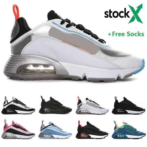 

stock x 2090 men women running shoes grey sunset mex triple white black pink air designer brand sports sneakers 36-46