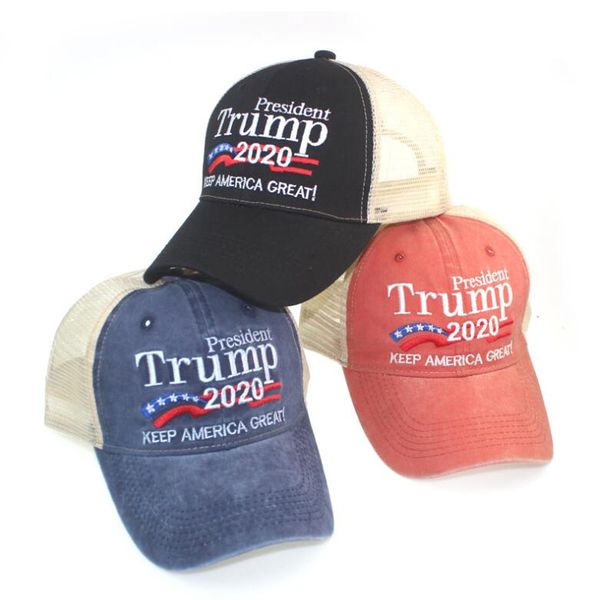 

Бейсболки Trump 2020 Keep America Great Буквенные Шляпы Выборы Вышитые Болл Cap Открытый Путешествие Пляж Hat Омывается Ткань Солнцезащитный козырек AB7422