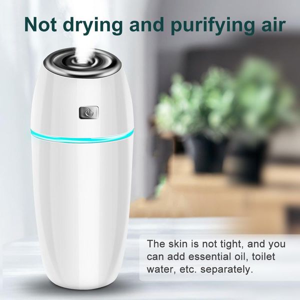 

cool mist humidifier portable with 7 colors led night light with whisper quiet operation automatic shut-off adjustable mist