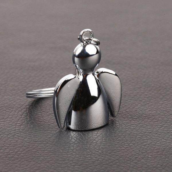 

party favor 100pcs angel couple key chain keychain wedding gift bag waist hanging gospel ring giveaways