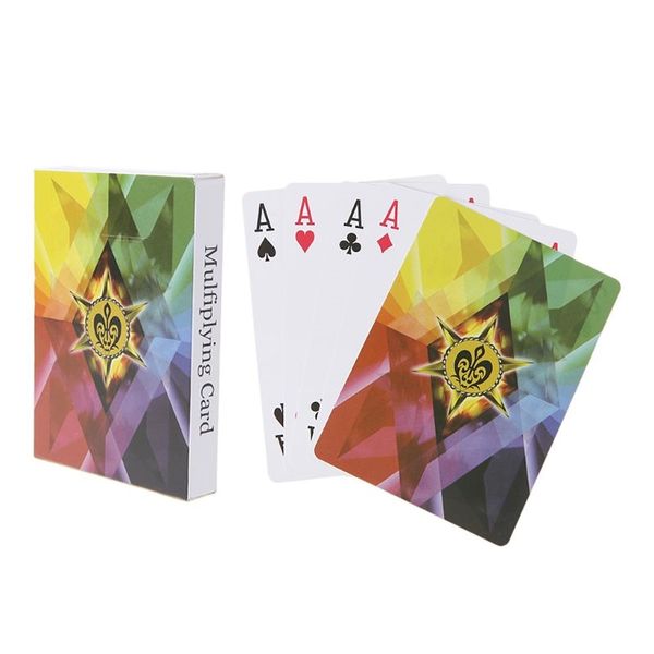 

1set professional magic playing card magician props night club bar party poker cards running jerseys, Black;blue