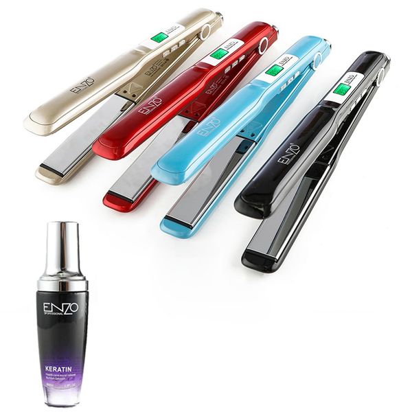

professional salon steam styler ceramic hair straightener salon personal use hair styling tool straightener dropshipping, Black
