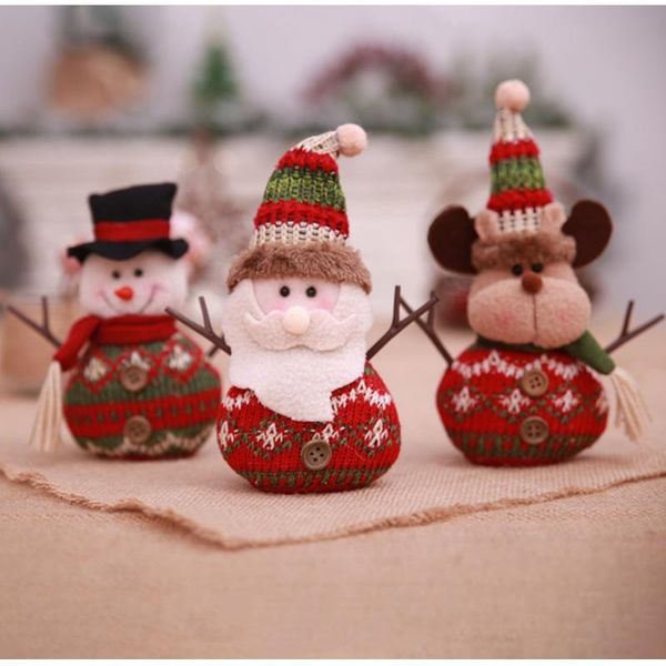 

christmas plush doll pendants hanging ornament christmas home decoration