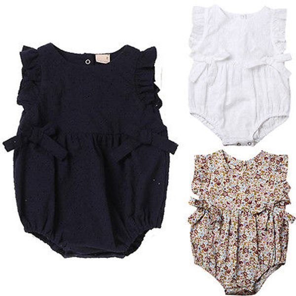 

summer baby girls clothes newborn baby girls hollow out bodysuits jumpsuit outfits one pieces casual bodysuits, Blue