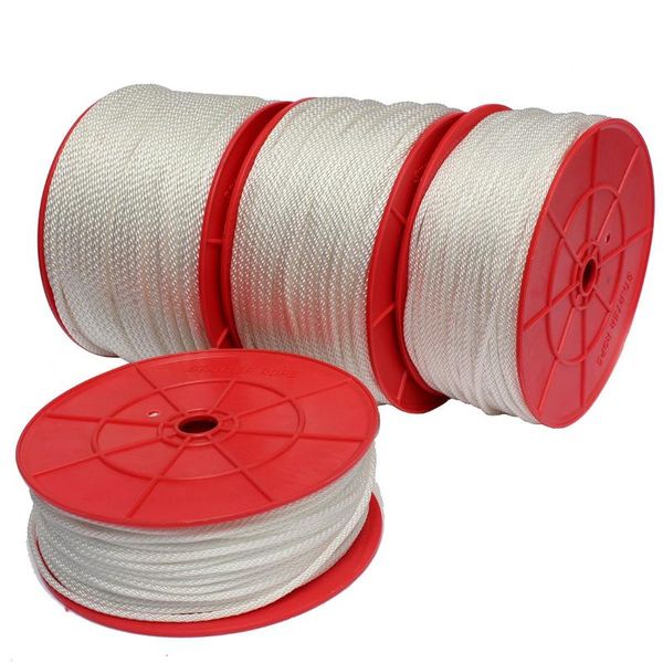 

100m 2.5/3.5/4/4.5mm nylon pull starter recoil engine start cord rope lawnmower white