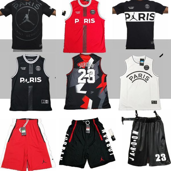 

2019 p g pari jer ey 23 michael jd mbappe pari ba ketball jer ey p g x aj ba ketball jer ey jordam pari aint football hirt kit maillot