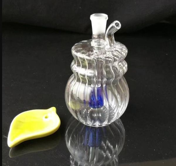 Accessori per bong in vetro con fiori blu alieni, tubi per fumatori in vetro colorati mini multicolori Tubi manuali Miglior tubo in vetro a cucchiaio