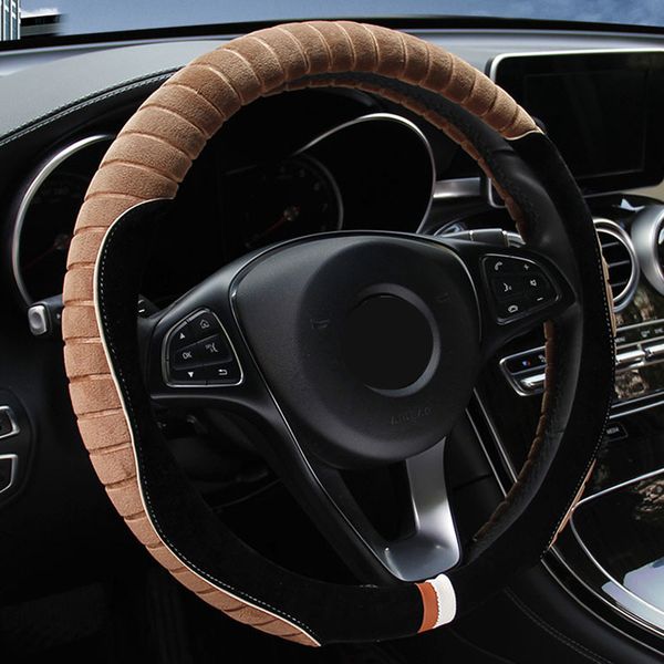 

accessories steering wheel cover plush warm 37-38cm universal interior