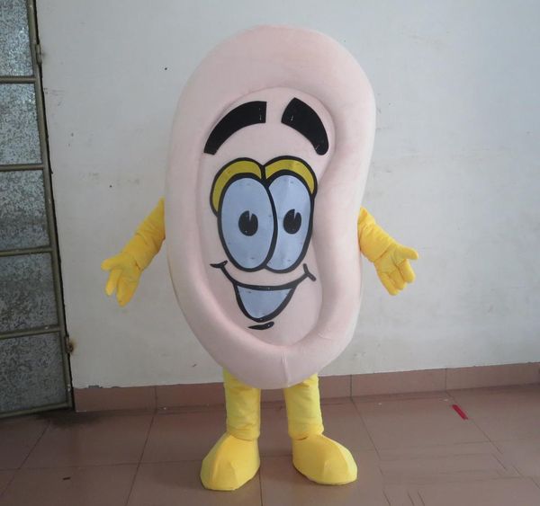 

2019 happy healthy ears mascot ear costume for to wear for sale, Red;yellow