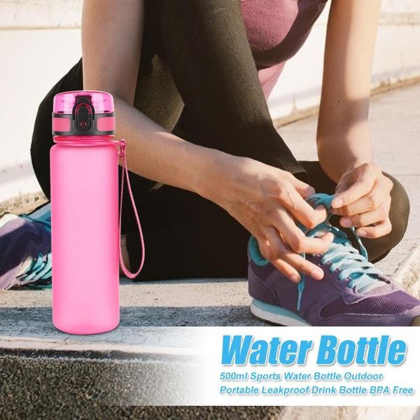 

bicycle water bottle skillful manufacture 500ml sports water bottle outdoor portable travel plastic drink bpa