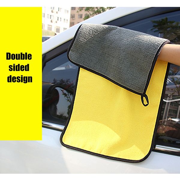 

car care polishing wash towels plush microfiber washing drying towel 38*45 30*60 30*30