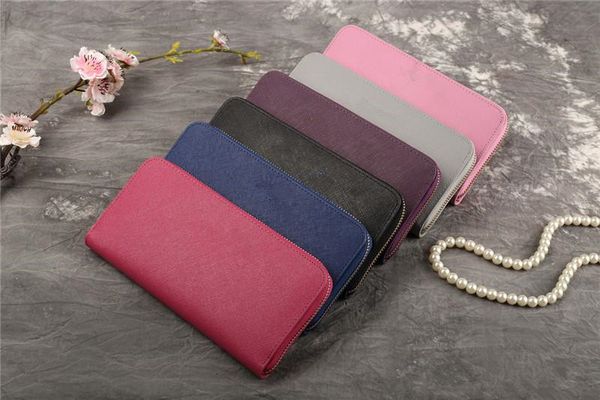

designer luxury womens wallet pocket mini cards bags ladies purses money phone handbag stuff sacks 6 colors with box