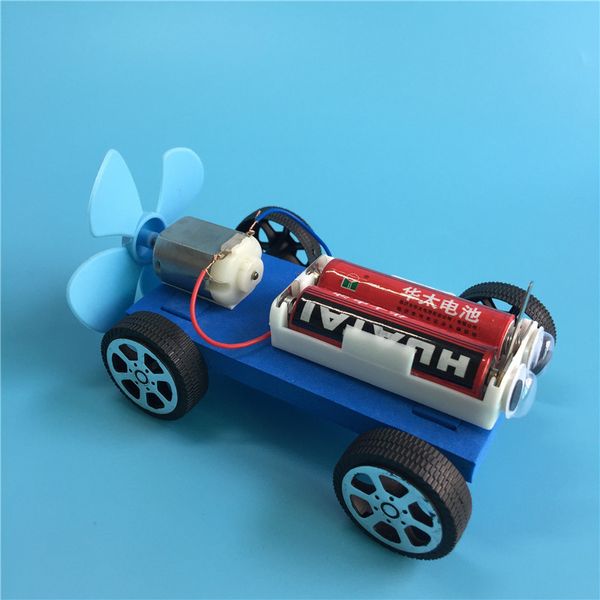 Luftkraftauto, Wissenschaft und Technologie, kleine Produktionsmaterialien, DIY-Puzzle, zusammengebaut, kreatives Spielzeug, Großhandel