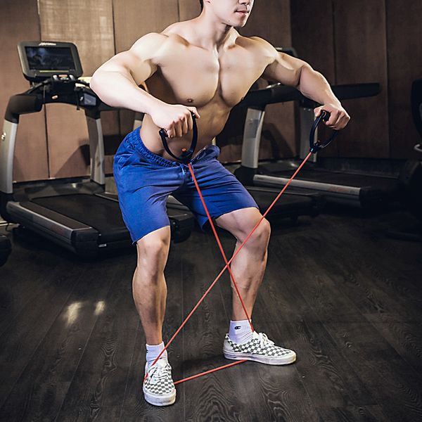 

star fitness elastic rope pulling rope men's household breast muscle training belt power a- line resistance bands hairband women