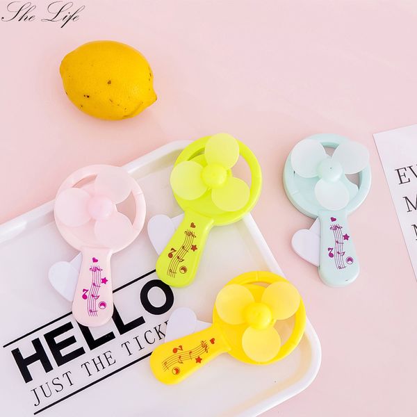 

portable handheld mini fans cooling manual hand small fan easy to take student portable children plastic mini fans