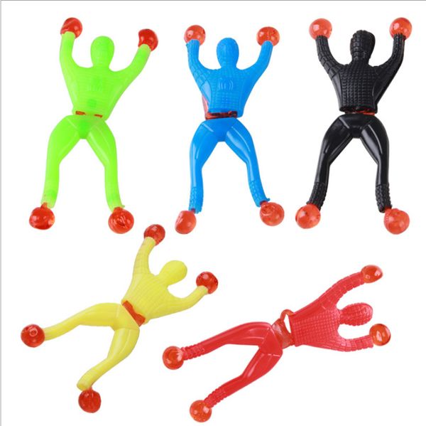 

Новинка продукты игрушка слизь вязкий восхождение человек-паук одна часть фигурку забавные гаджеты пвх паук для детей игрушки