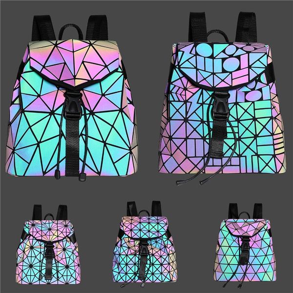 

brand designer glitter mini laser bag patchwork shining shoulder laser bags women handbag geometric with shoulder strap #386