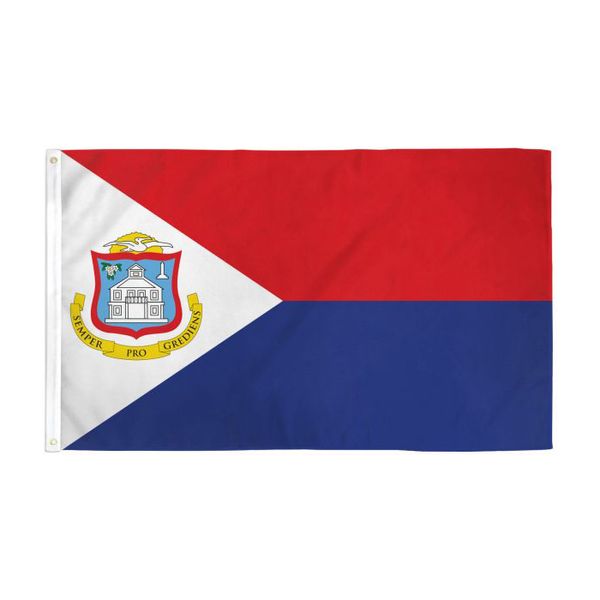 Пользовательский 3xx5 футов голландский флаг св. Реклама баннеров полиэстера Мартина цифров напечатанная двойным сшитым, свободная перевозка груза