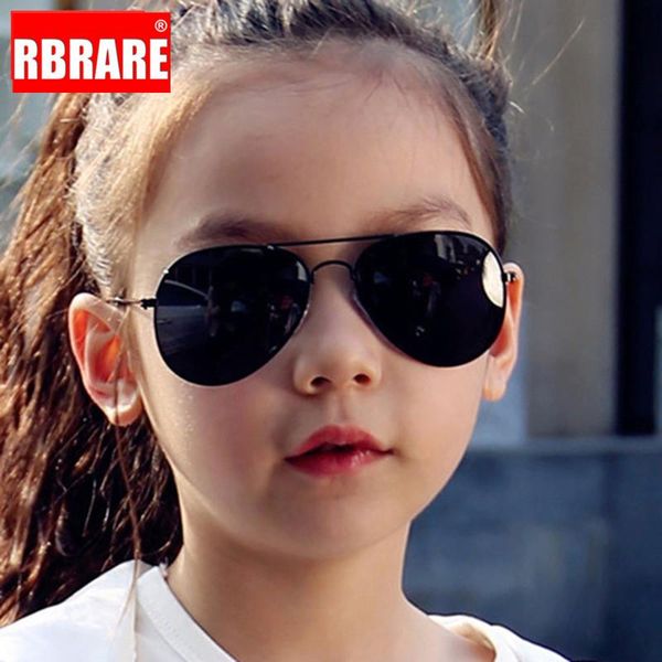 

rbrare classic sunglasses girls boys colorful mirror children glasses metal frame kids sun glasses oculos infantil mjsdj, Blue
