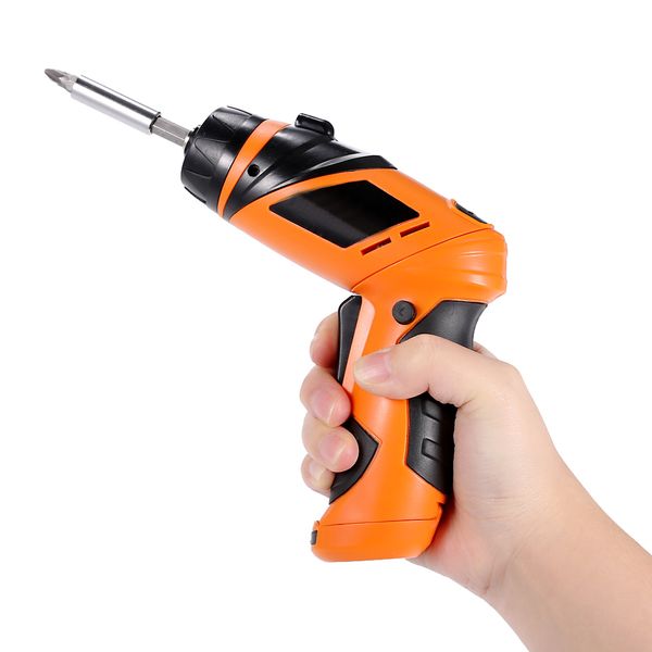 

8 in 1 6v cordless electric screwdriver set repair tool kit with led light