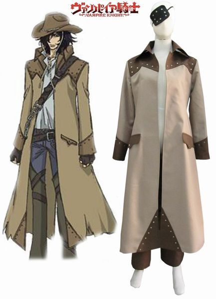 

vampire knight vampire hunter toga yagari overcoat cosplay costume ing, Black;red