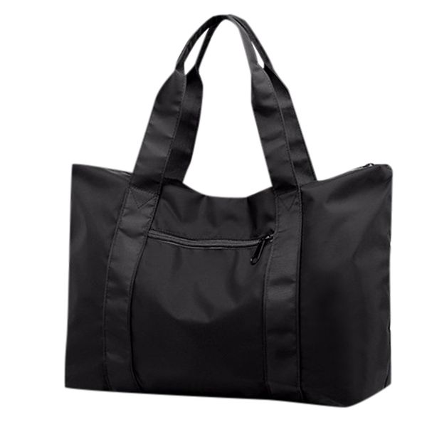 

large-capacity outdoor travel bag zipper messenger bag lightweight folding yoga fashion nylon main material dropship