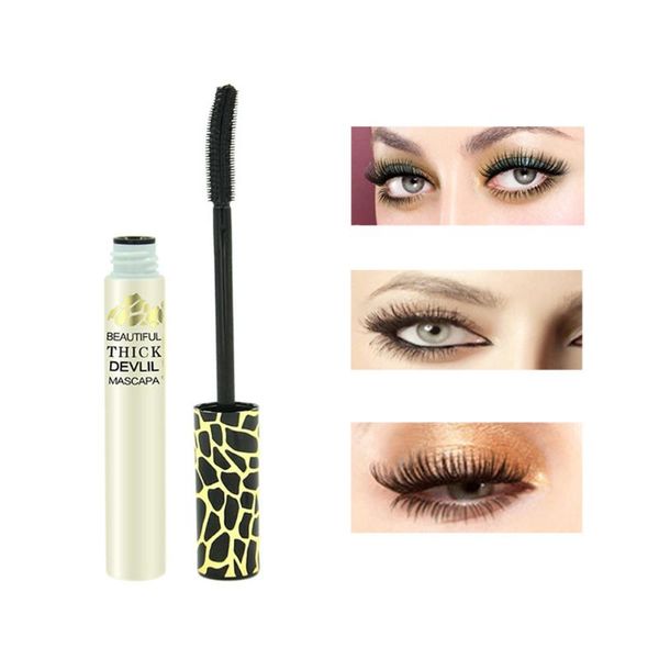 

4d silk fiber lash mascara bushy eyelash mascara waterproof cosmetic for ladies de pestanas