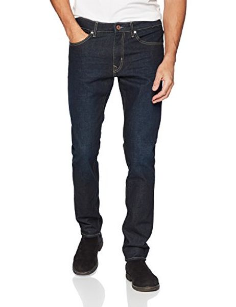 

denim garage classics men's skinny stretch jean deep blue