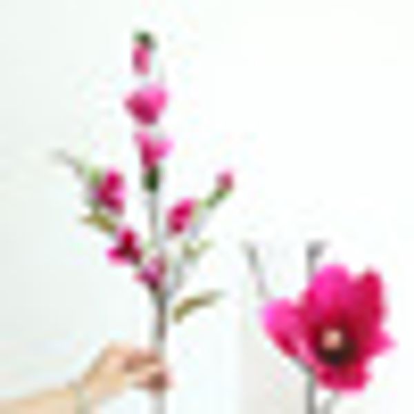 

garden fake long marriage home room 76cm artificial simulation magnolia flower