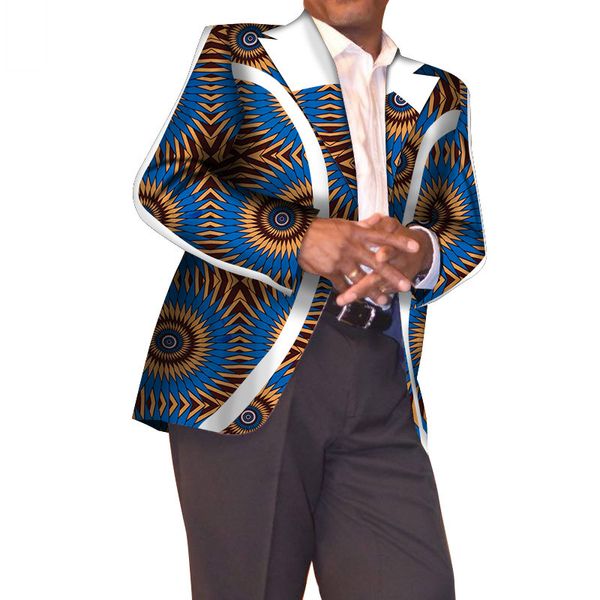 

coutume blazer jacket suit men african print dashiki wax wedding party men blazer slim fit coat blazers jacket wyn758, White;black