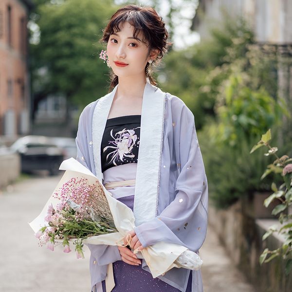 

новая вышивка сетка цветочная вышивка hanfu dress fairy girls performance clothing женщины элегантные костюмы династии сун dwy3904, Black;red