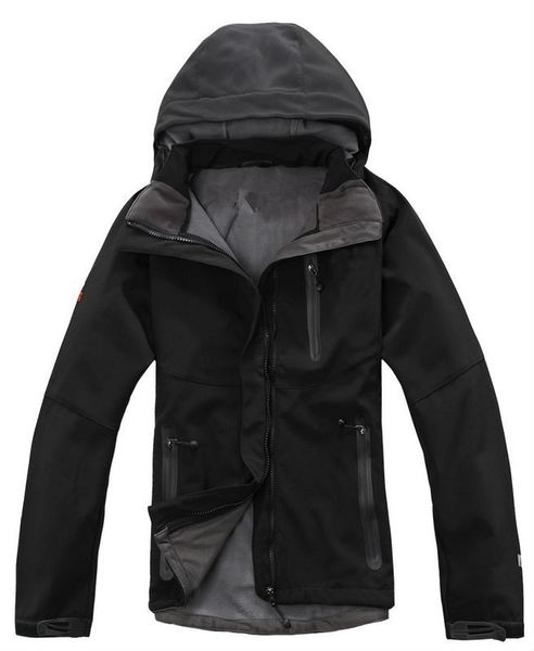 

2020 autumn winter women softshell jackets outdoor fleece soft shell chaqueta snow hiking camping windbreaker m17, Black;brown