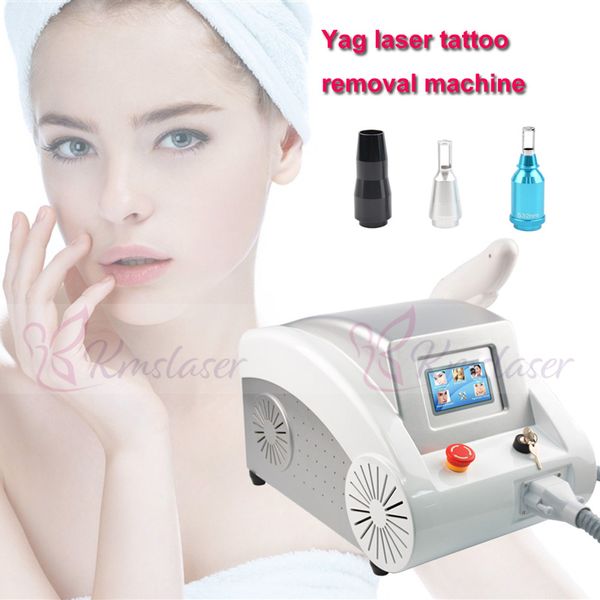 Alta qualidade! Q Switched Nd Yag Laser tatuagem remoção sobrancelha Pigment remoção máquina Scar Acne frete grátis Remoção