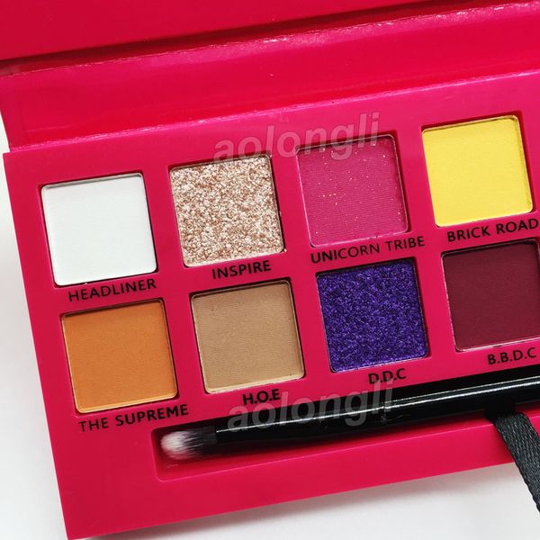 

Makeup palette eye hadow 14 color eye hadow with bru h himmer matte eye hadow hill palette beauty dhl hipping