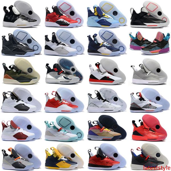 

2019 new 33 mens outdoor shoes 33s pe future flight guo ailun tech pack visible utility blackout xxxiii men sports sneakers 7-12