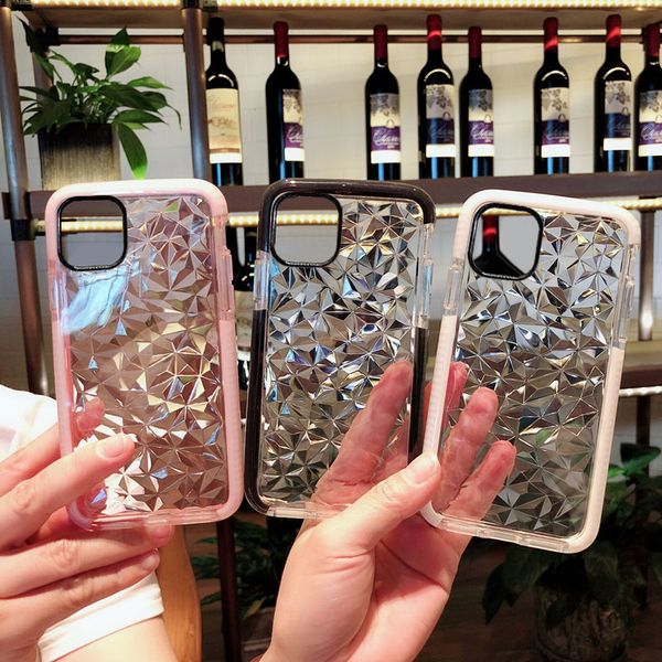 

2019 Новый 6D газосодержащей Dropproof чехол для IPhone 11 Pro XR XS Max 10 7 8 6S Plus 3D Алмазный 6D Hybrid Clea