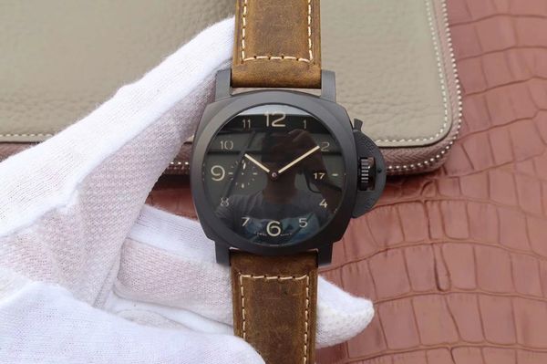 

designer watches vs upgrade pam00441 / pam441 luxury mens watches 44mm full automatic p9001 mechanical movement watches, Slivery;brown
