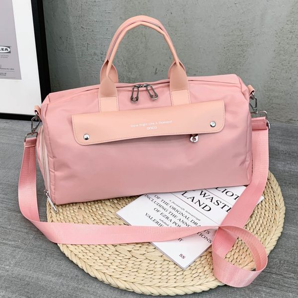 

multifunctional large capacity men's travel bag waterproof luggage bag travel set storage hand luggage with shoe