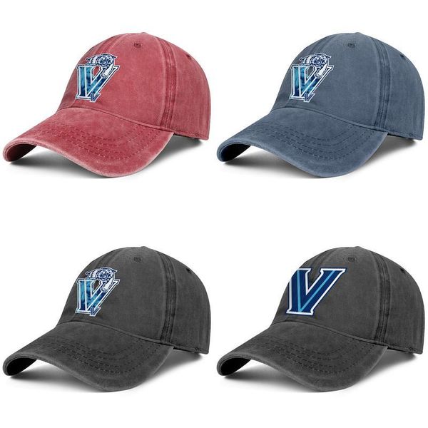 

villanova wildcats basketball logo denim baseball cap cool design your own personalized classic hats coconut tree usa flag white, Blue;gray