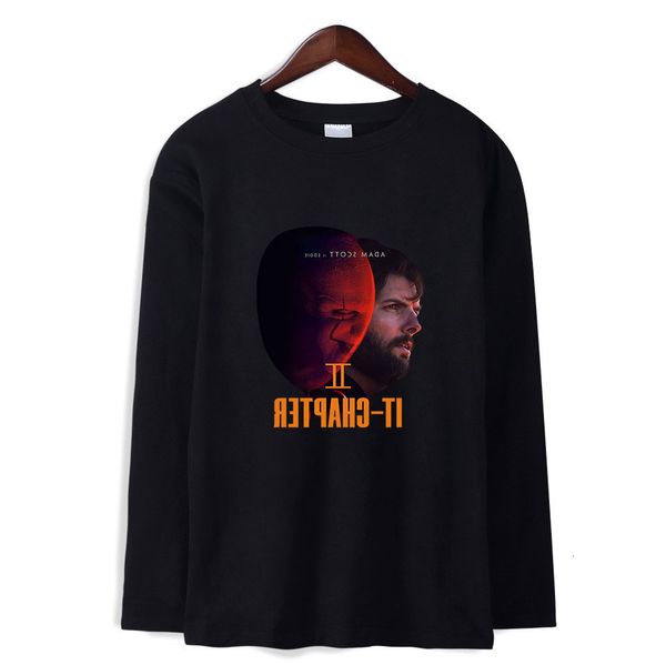 

women 2019 men and it-chapter2 long sleeves shirt t shirts, Gray;blue