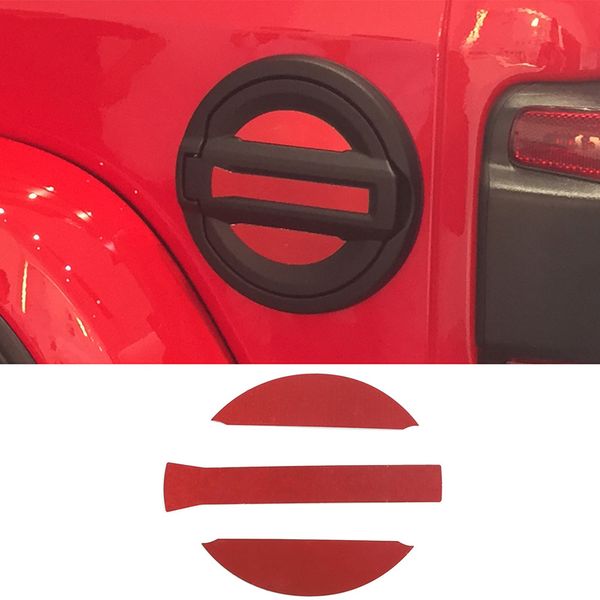 

car fuel tank decoration bows red for jeep wrangler jl 2018+ auto exterior accessories
